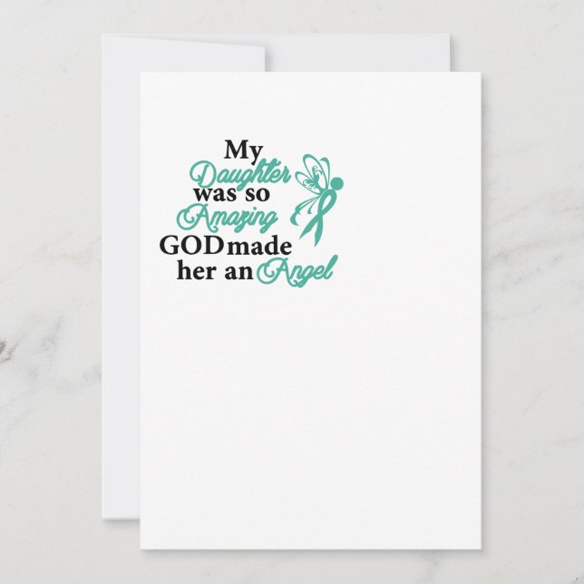 My Daughter Was So Amazing God Make Her An Angel Save The Date (Front)