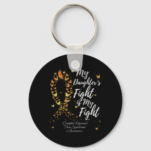 My Daughter's Fight Is My Fight Crps Awareness Key Ring