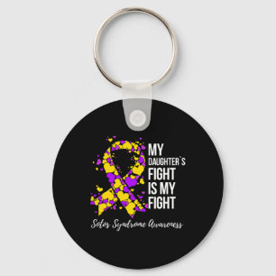My Daughter's Fight Is My Fight Sotos Syndrome Key Ring