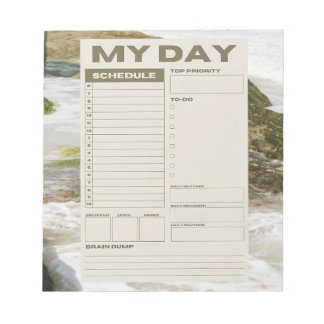 my day / daily notepad