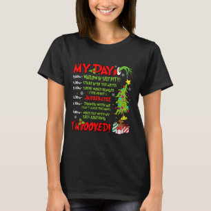 My Day I'm Booked Santa Christmas Xmas Snow Pajama T-Shirt