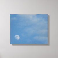 My Daytime Moon - Premium Gloss Wrapped Canvas