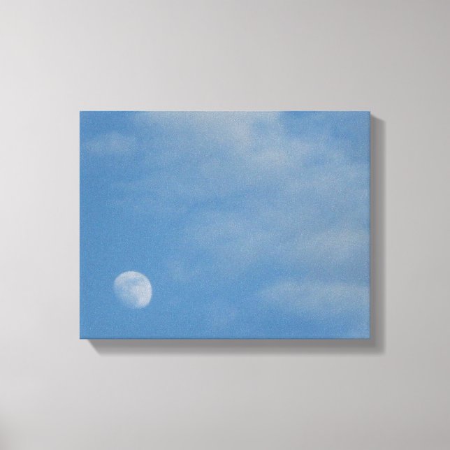 My Daytime Moon - Premium Gloss Wrapped Canvas (Front)