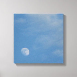 My Daytime Moon - Premium Wrapped Canvas Gloss