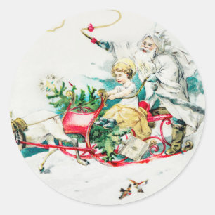 My Dear Little Friend- christmas Holiday Classic Round Sticker