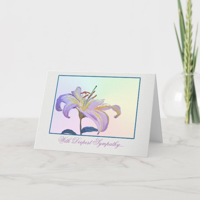 My Deepest Sympathy Card (Front)