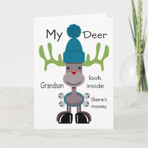 My Deer Grandson Holiday Card