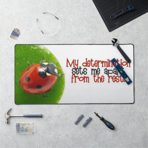 "My determination" Motivation Affirmation Desk Mat