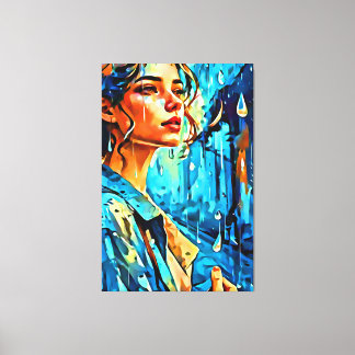 My digital art brush Canvas Print
