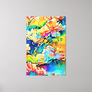 My digital art brush Canvas Print