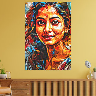 My digital art brush canvas print