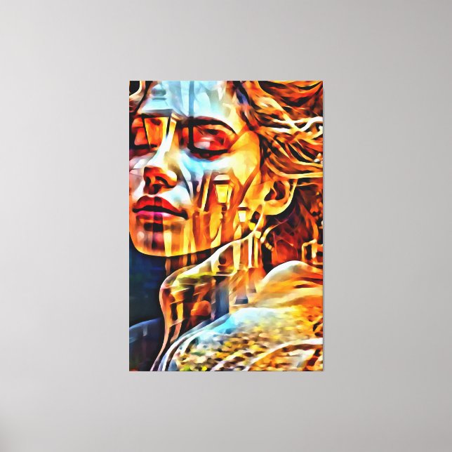 My digital art brush Canvas Print (Front)