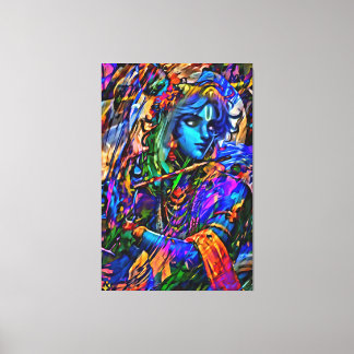 My digital art brush Canvas Print