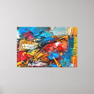    My digital art brush Canvas Print