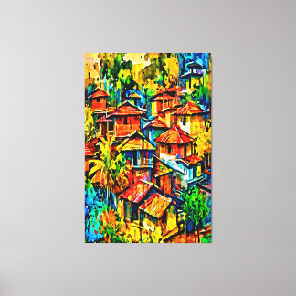 My digital art brush Canvas Print