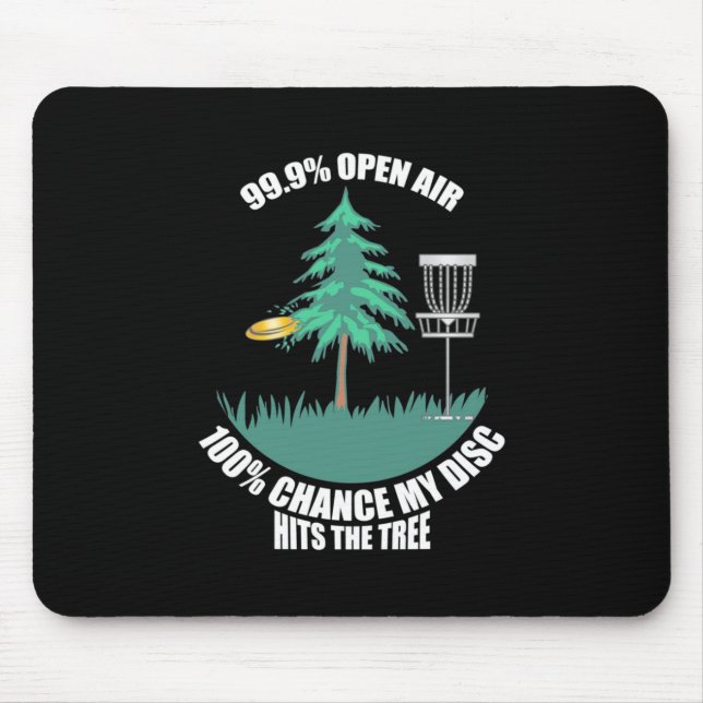 My Disc Golf Hits The Trees Mouse Mat (Front)