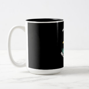 My Disc Golf Hits The Trees Two-Tone Coffee Mug
