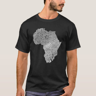 My DNA is African African fingerprint T-Shirt