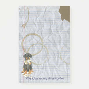 My Doberman Ate my Lesson Plan Post-it Notes