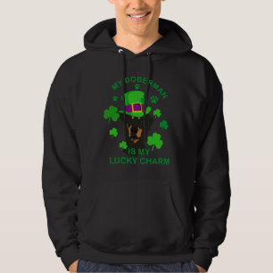 My Doberman Is My Lucky Charm Hoodie