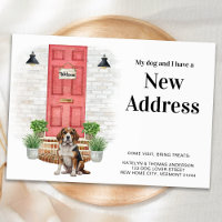 My Dog and I New Address Beagle Dog Moving 