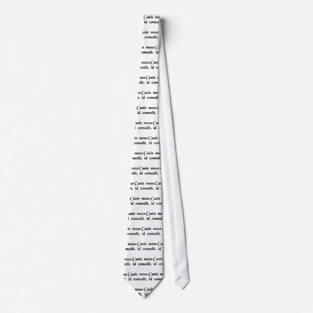 My dog ate it. tie (Front)