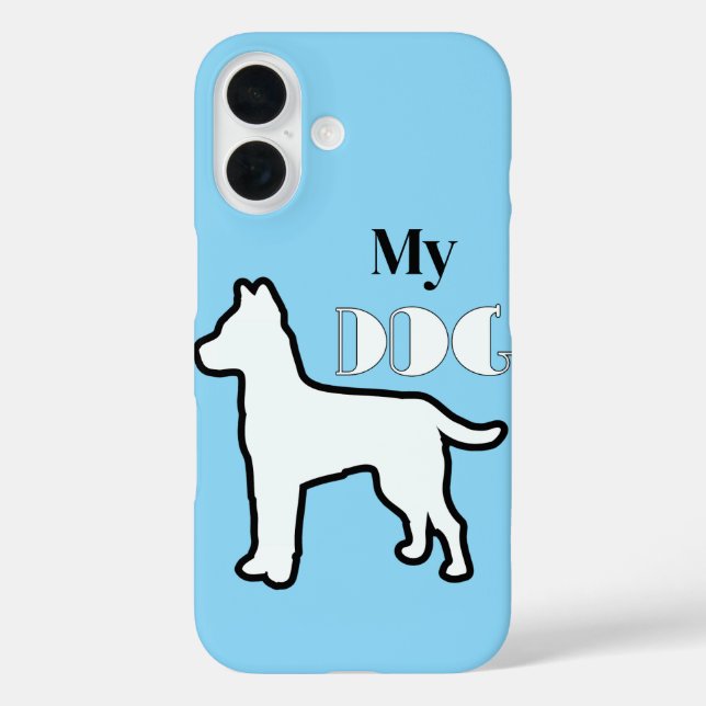 My Dog  Case-Mate iPhone Case (Back)