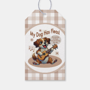 My Dog Has Fleas Ukulele Tuning Song Gift Tags