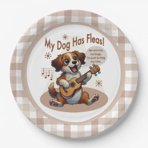 My Dog Has Fleas Ukulele Tuning Song Paper Plate