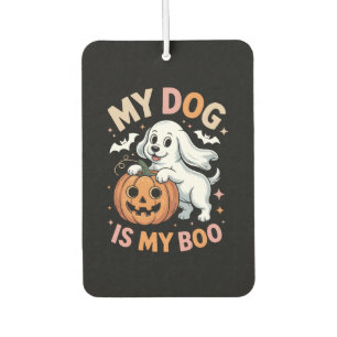 My Dog is My Boo Funny Halloween Car Air Freshener