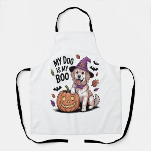 My Dog is My Boo Halloween Apron