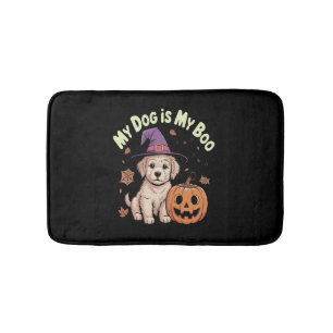 My Dog is My Boo Halloween Bath Mat