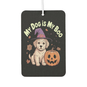 My Dog is My Boo Halloween Car Air Freshener