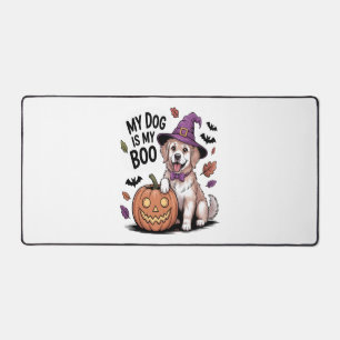 My Dog is My Boo Halloween Desk Mat