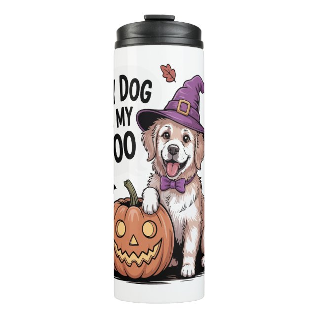 My Dog is My Boo Halloween Thermal Tumbler (Front)