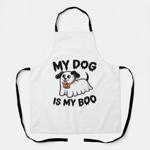 My Dog Is My Boo Shirt – Funny Dog Lover Gift 2025 Apron