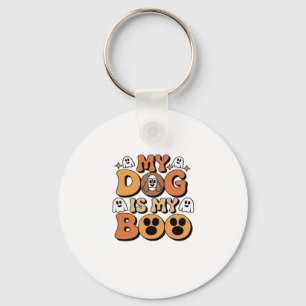 My Dog Is My Boo Shirt � Funny Dog Lover Gift 2025 Key Ring