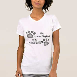 My dog is my personal trainer - personalised T-Shirt