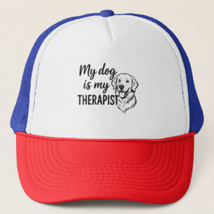 My Dog Is My Therapist Trucker Hat