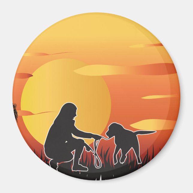 my dog is my valentine, dog is my valentine magnet (Front)