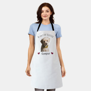 My Dog Is My Valentine – Personalized Pet Apron