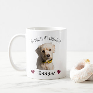 My Dog Is My Valentine – Personalized Pet  Coffee Mug