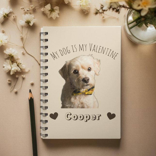 My Dog Is My Valentine – Personalized Pet Notebook (Creator Uploaded)