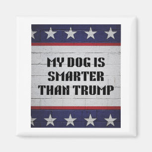 My Dog Is Smarter Than Trump Magnet