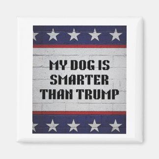 My Dog Is Smarter Than Trump Magnet