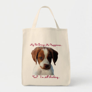 My Dog Makes Me Happy Bag