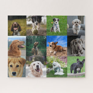 My Dog Photo Collage on Jigsaw Puzzle