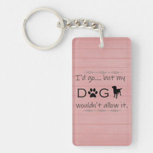 My Dog Wouldn't Allow It Keychain