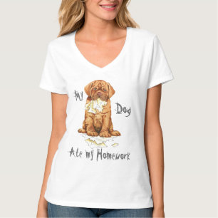 My Dogue de Bordeaux Ate My Homework T-Shirt