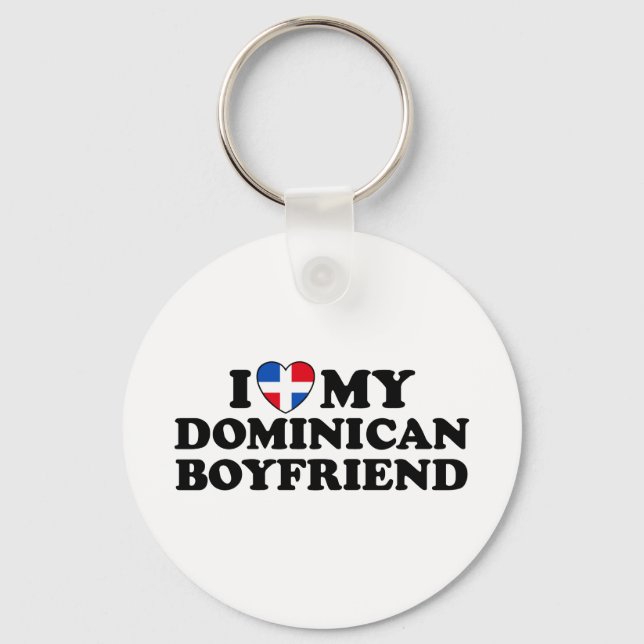 My Dominican Boyfriend Key Ring (Front)
